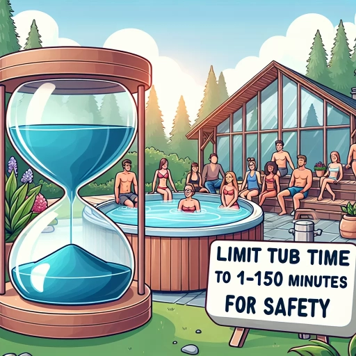 how long should you stay in a hot tub