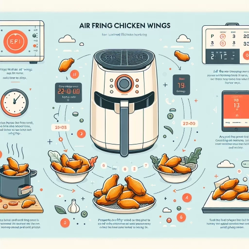 how long to air fry frozen chicken wings