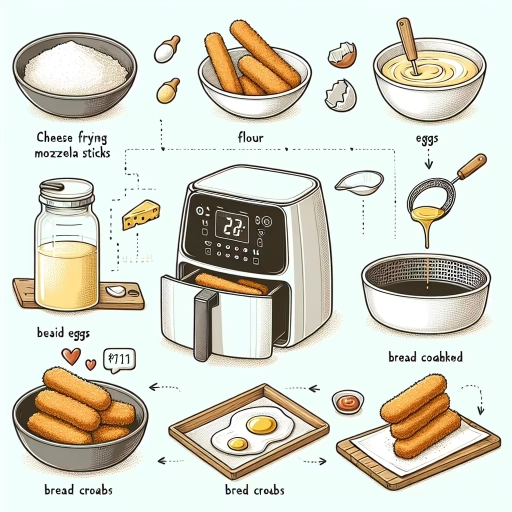 how long to air fry mozzarella sticks