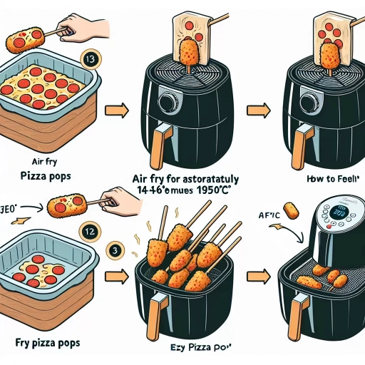 how long to air fry pizza pops