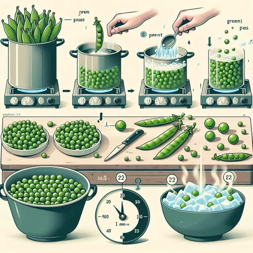 how long to blanch peas