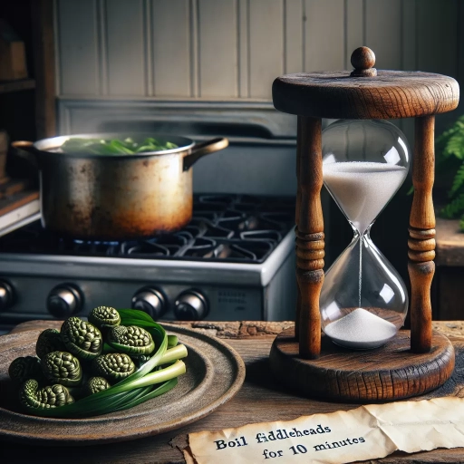 how long to boil fiddleheads