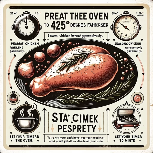 how long to cook chicken breast at 425