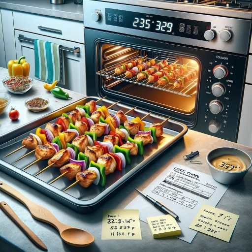 how long to cook chicken skewers in oven at 375