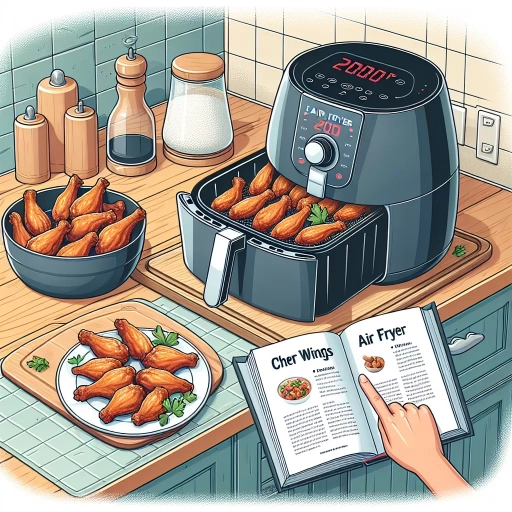 how long to cook chicken wings in air fryer at 200 degree