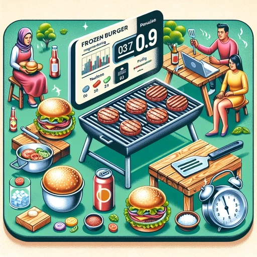 how long to cook frozen burgers on bbq