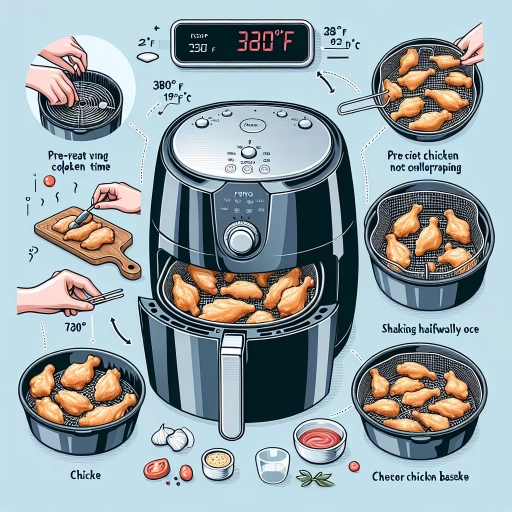how long to cook frozen chicken in the air fryer