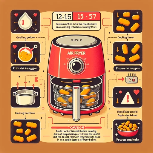 how long to cook frozen chicken nuggets in air fryer