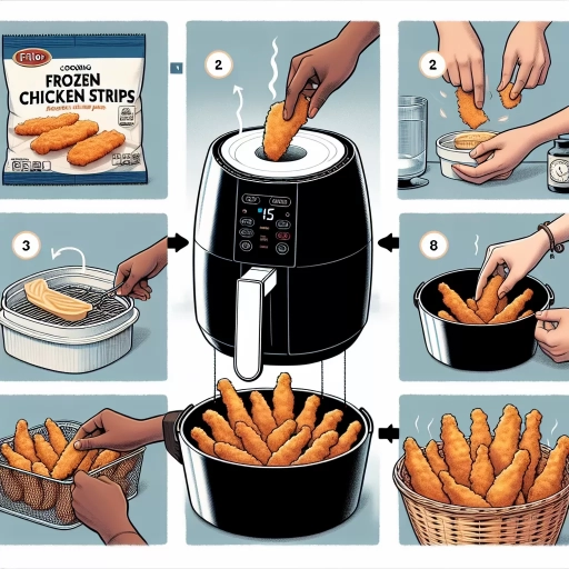 how long to cook frozen chicken strips in air fryer