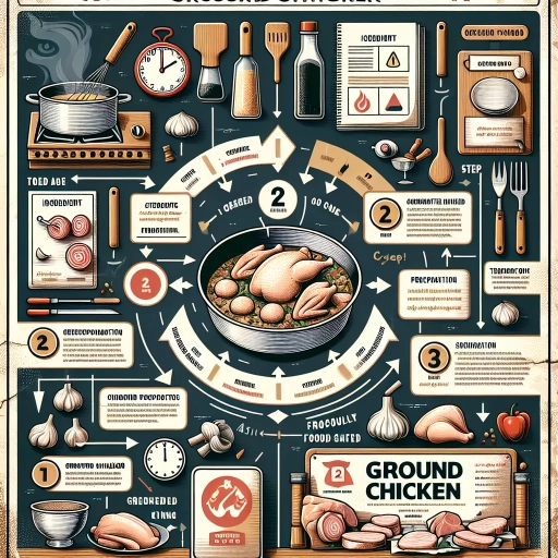 how long to cook ground chicken