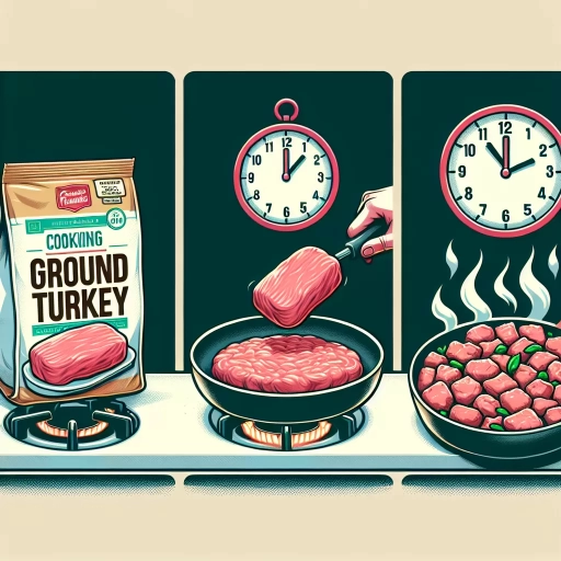 how long to cook ground turkey