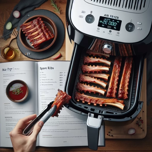 how long to cook spare ribs in air fryer