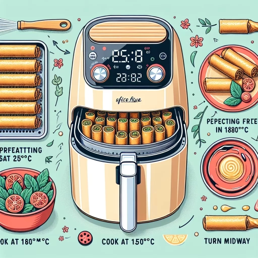how long to cook spring rolls in air fryer