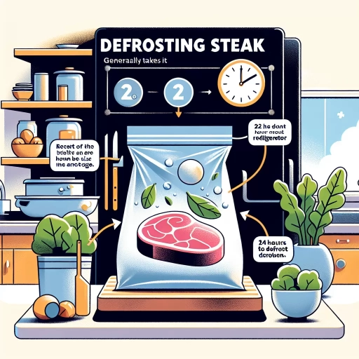 how long to defrost steak