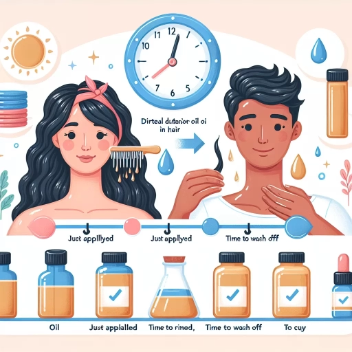 how long to leave oil in hair