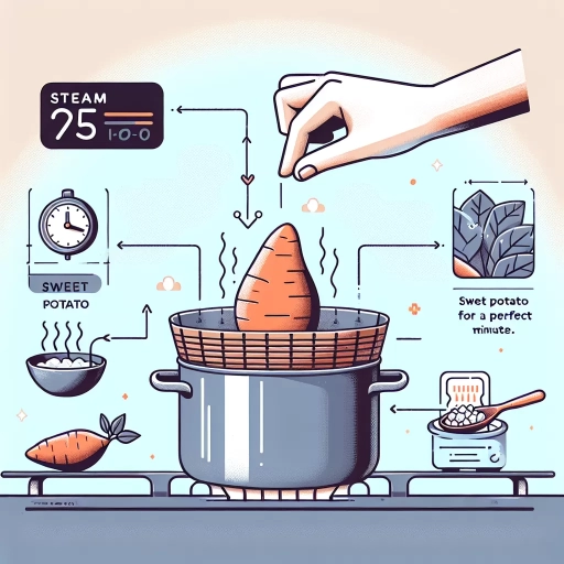 how long to steam sweet potato