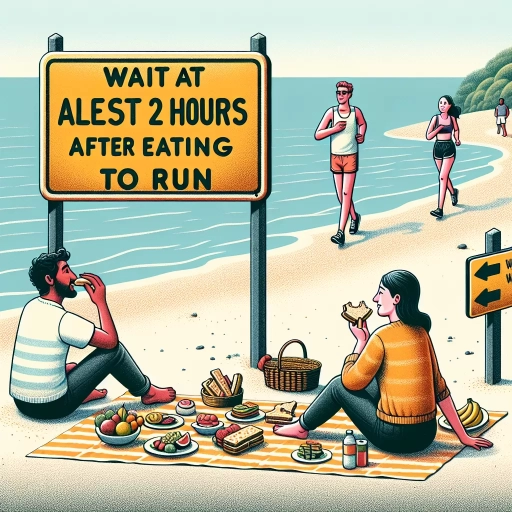 how long to wait after eating to run