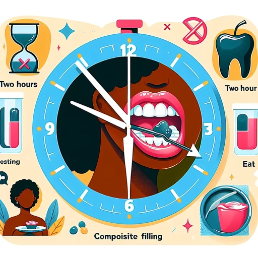 how long to wait to eat after composite filling