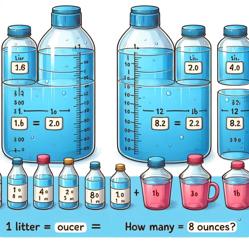 how many 8 oz in 1 liter
