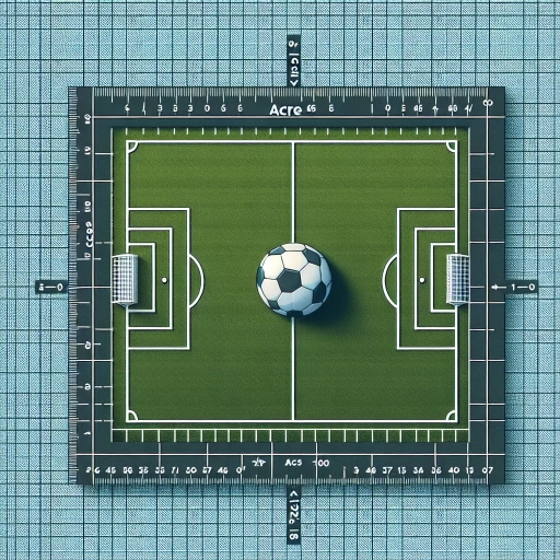 how many acres is a soccer field