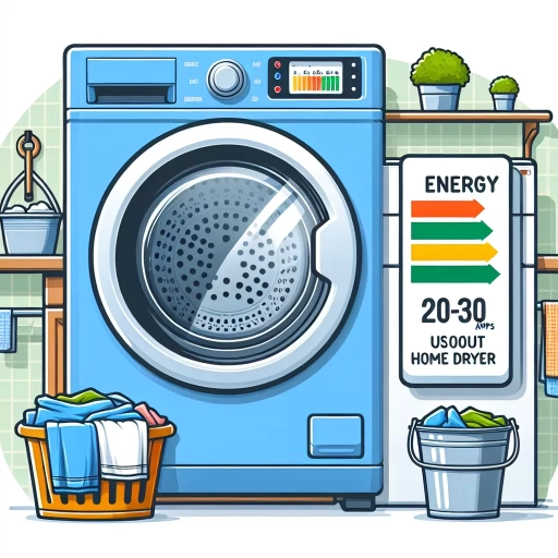 how many amps does a dryer use