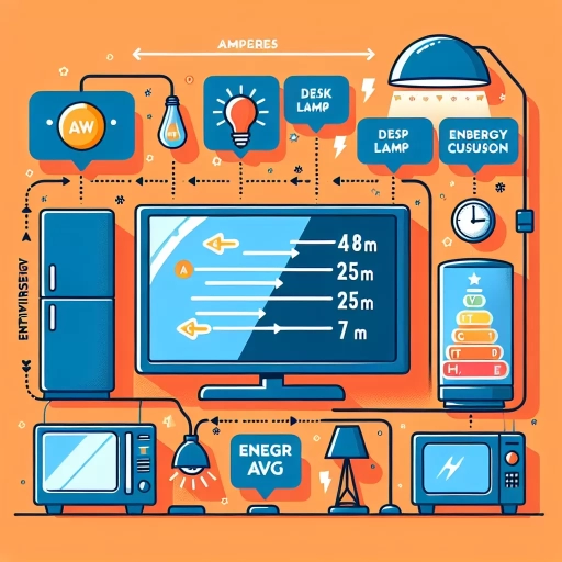 how many amps does a tv use