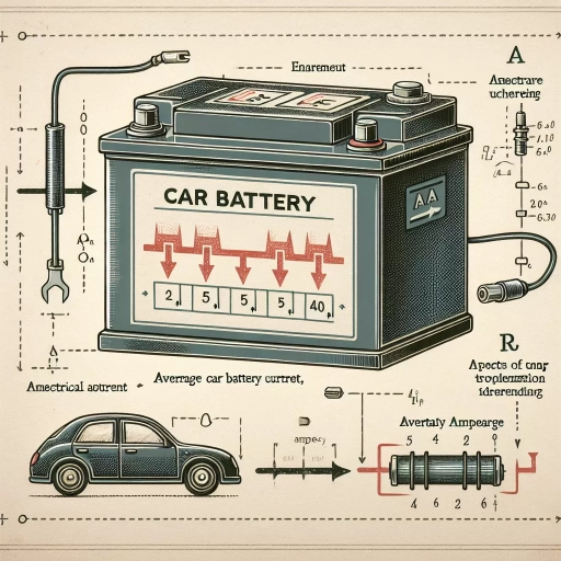 how many amps is a car battery