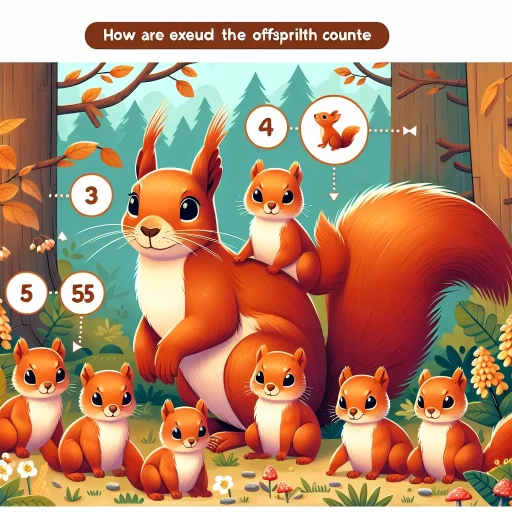 how many babies do squirrels have