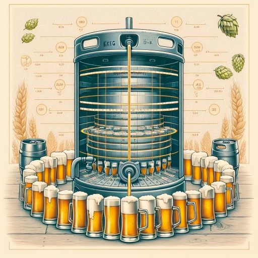 how many beer in a keg