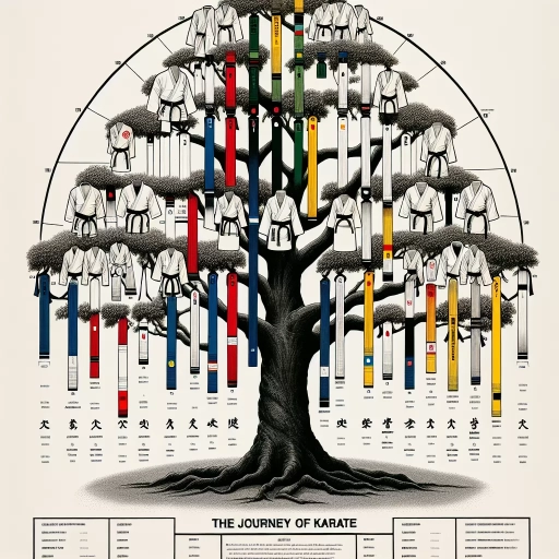 how many belts in karate