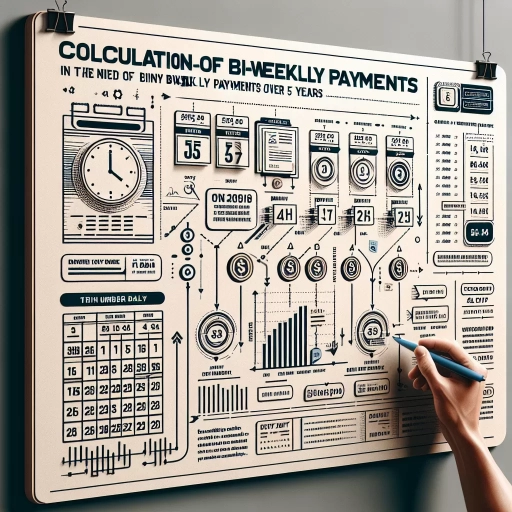 how many bi weekly payments in 5 years