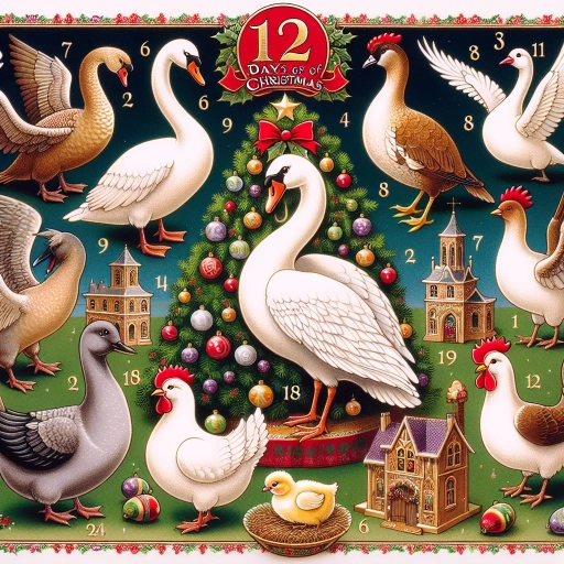 how many birds in 12 days of christmas