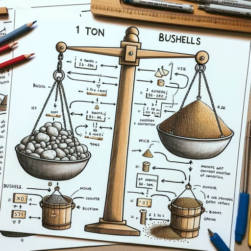 how many bushels in a ton