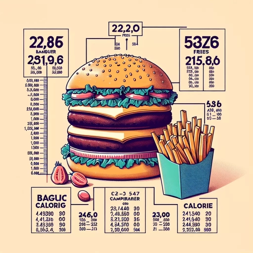how many calories in a big mac and fries