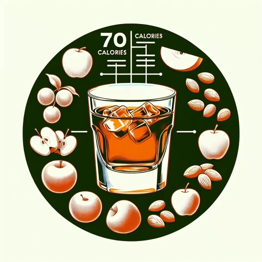 how many calories in a shot of whiskey