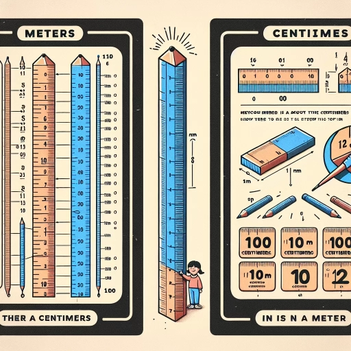 how many centimeters are in a meter