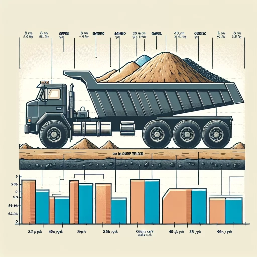 how many cubic yards in a dump truck