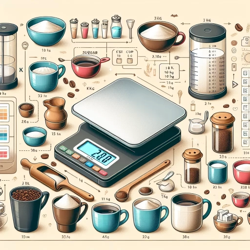how many cups in 2 kg