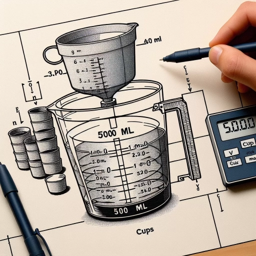 how many cups in 500 ml