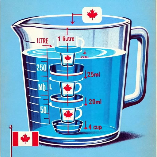 how many cups in a litre canada
