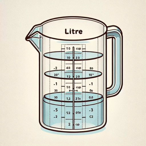 how many cups in litre