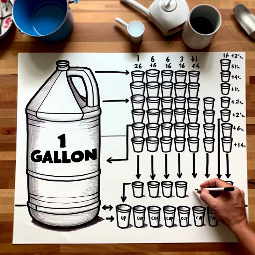 how many cups is 1 gallon