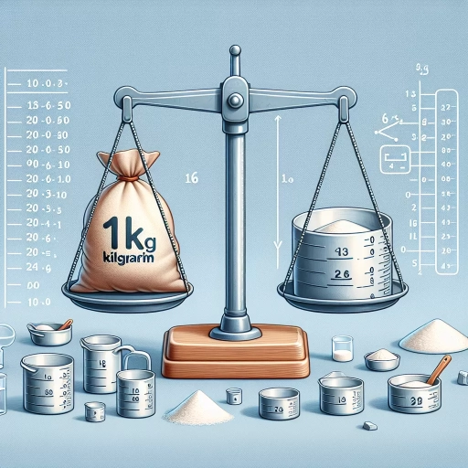 how many cups is 1 kg