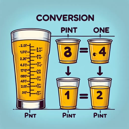 how many cups is 1 pint