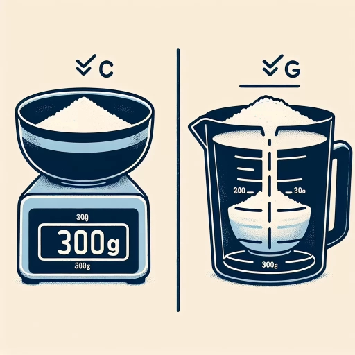 how many cups is 300 grams