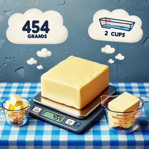 how many cups is 454 grams of butter