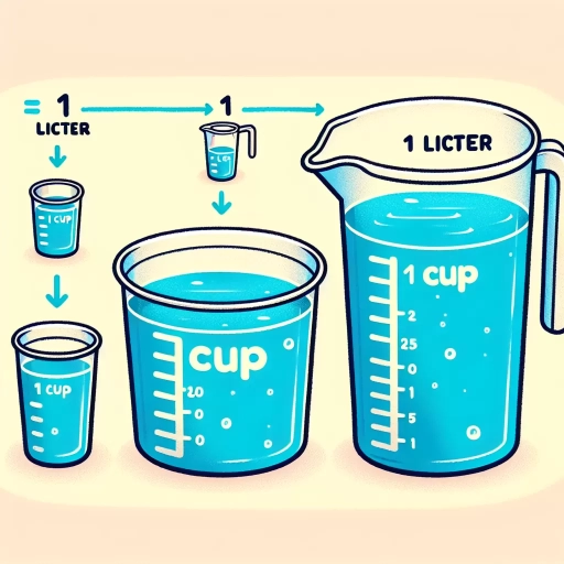 how many cups.in a liter