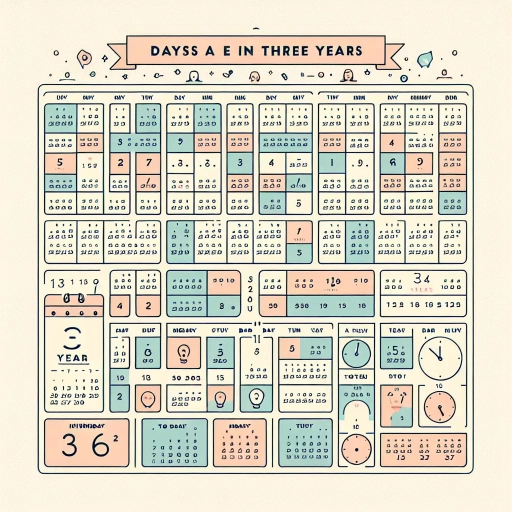 how many days in 3 years