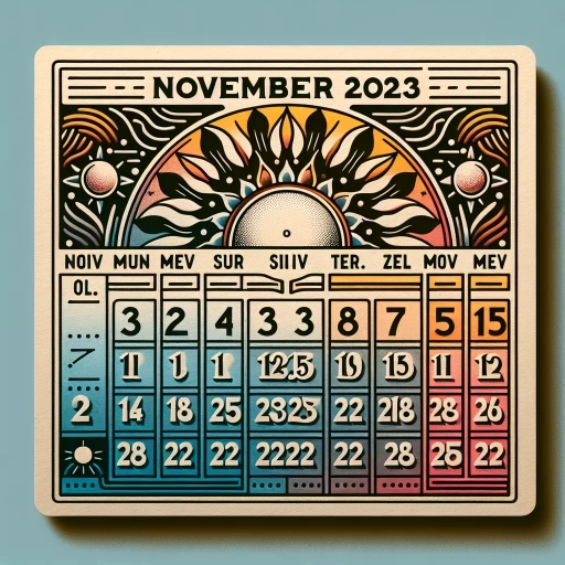how many days in november 2023
