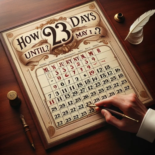 how many days till may 23